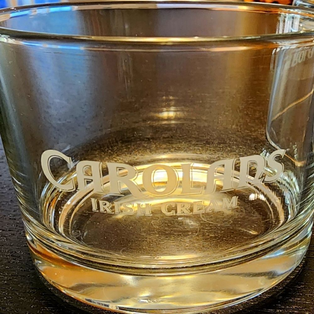Carolans Irish Cream set of TWO Glasses